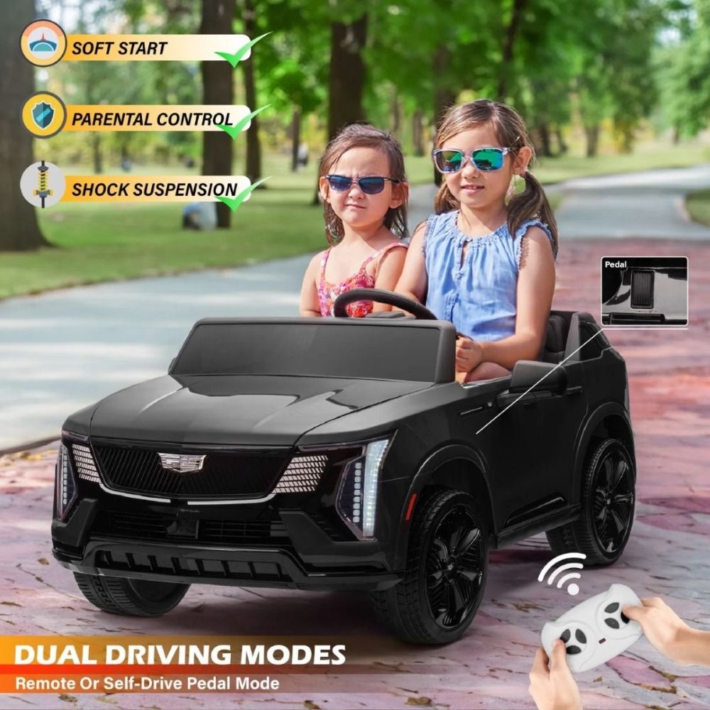 Factual Toys - Cadillac Escalade Kids Ride-on Car - 12V - Black