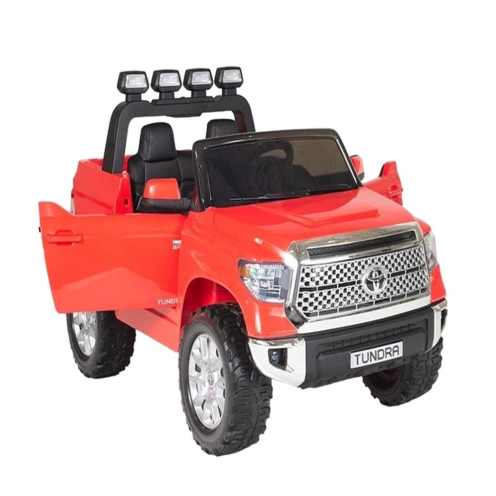 Factual Toys - Licensed Toyota Tundra Ride-On Truck Car 12V - Red