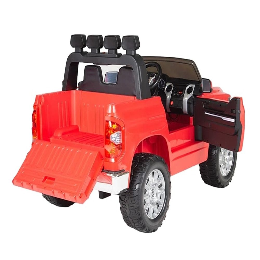 Factual Toys - Licensed Toyota Tundra Ride-On Truck Car 12V - Red