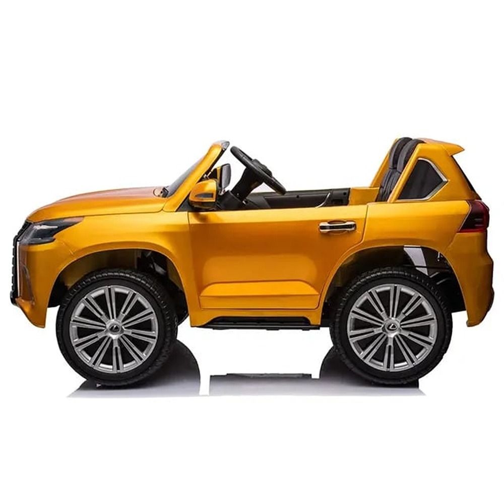 Factual Toys - Lexus Battery Operated Kids Ride On Car With Remote Control - 12V - Gold