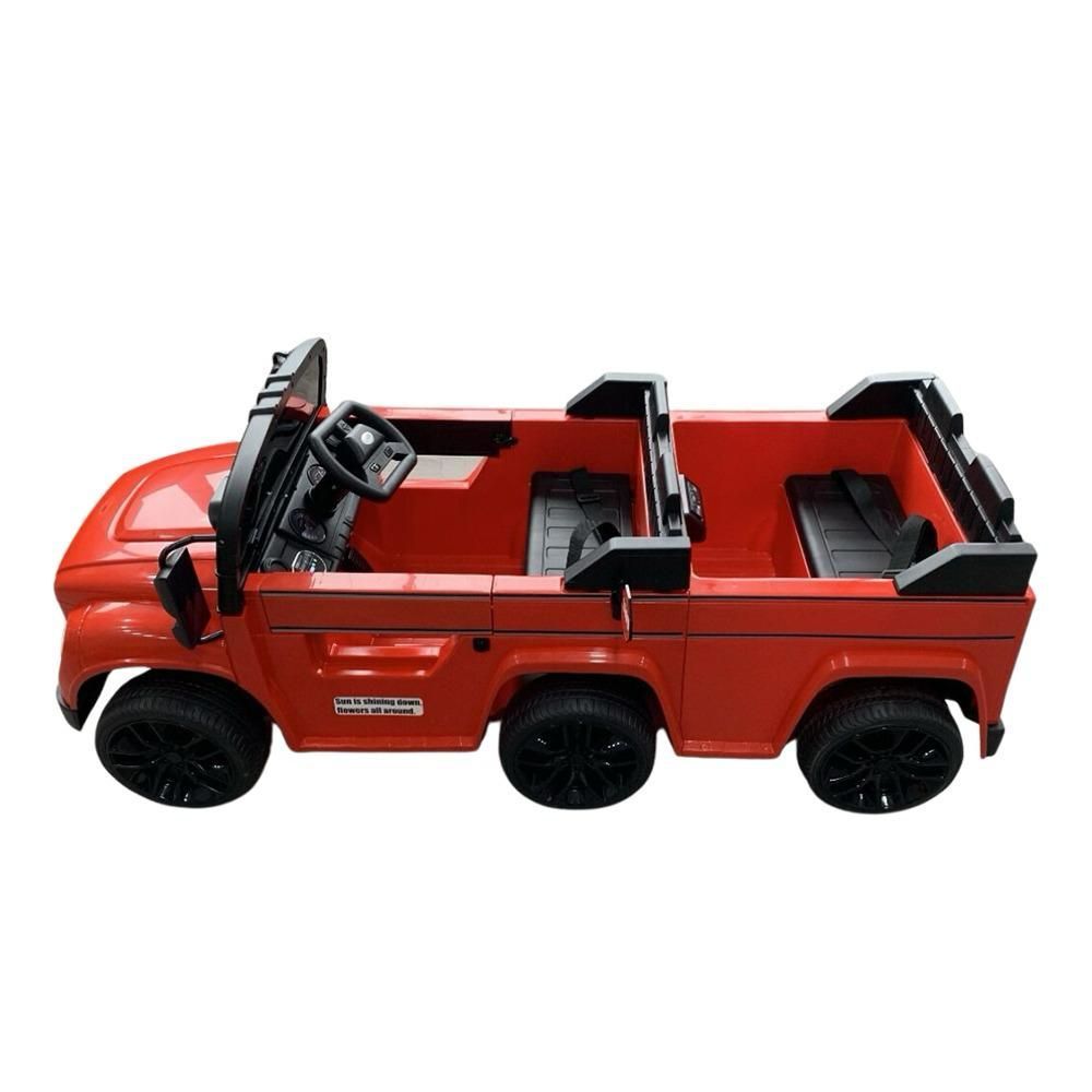 Factual Toys - Kids Rideon School Bus 2 Seater 24V - Red