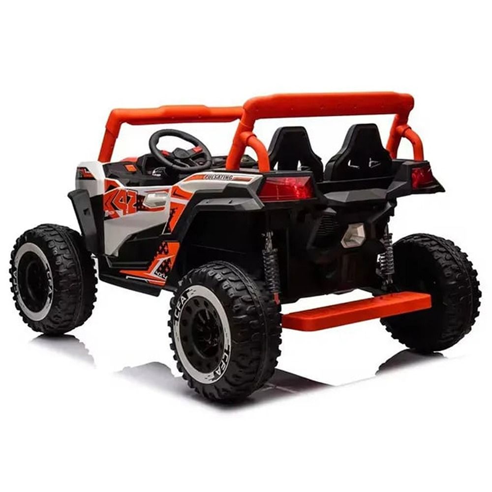 Factual Toys - Kids Two Seater Electric Ride On Buggy Car 12V - Orange