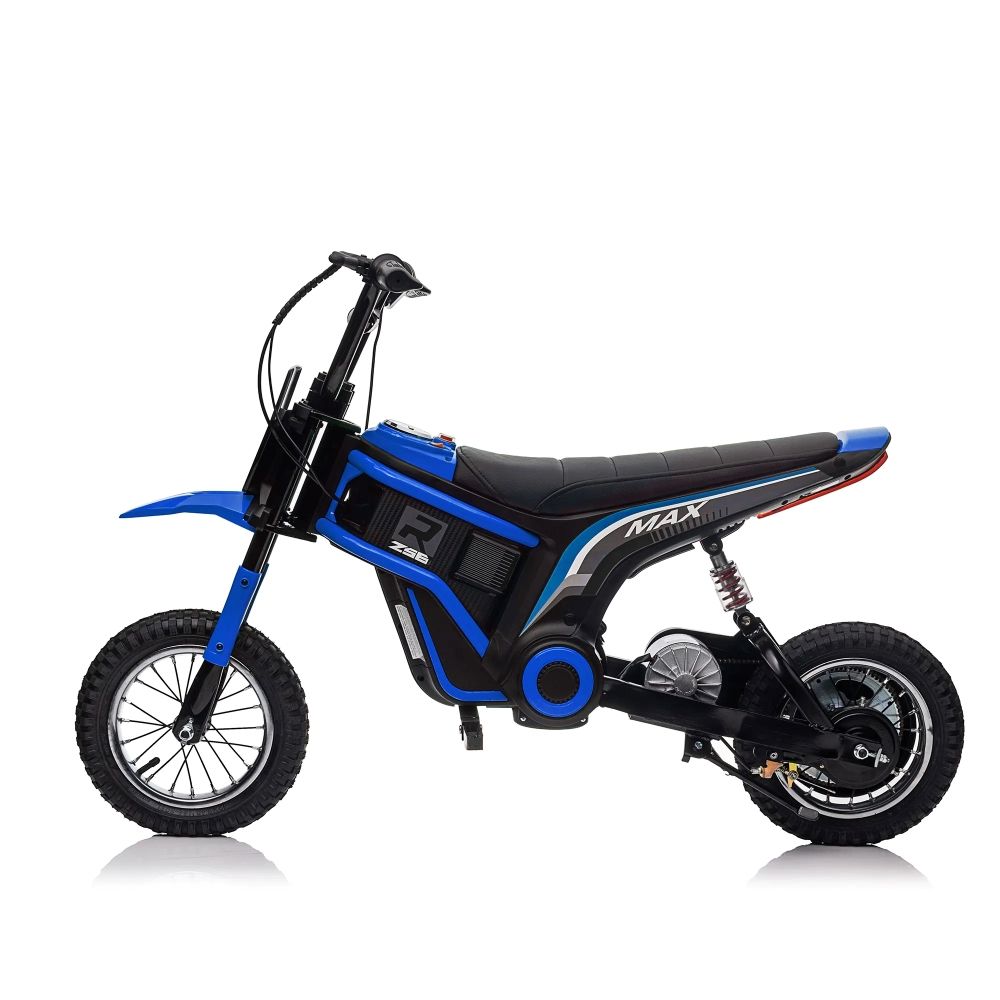 Factual Toys - Kids Electric Ride-On Motor Bike 24V - Blue