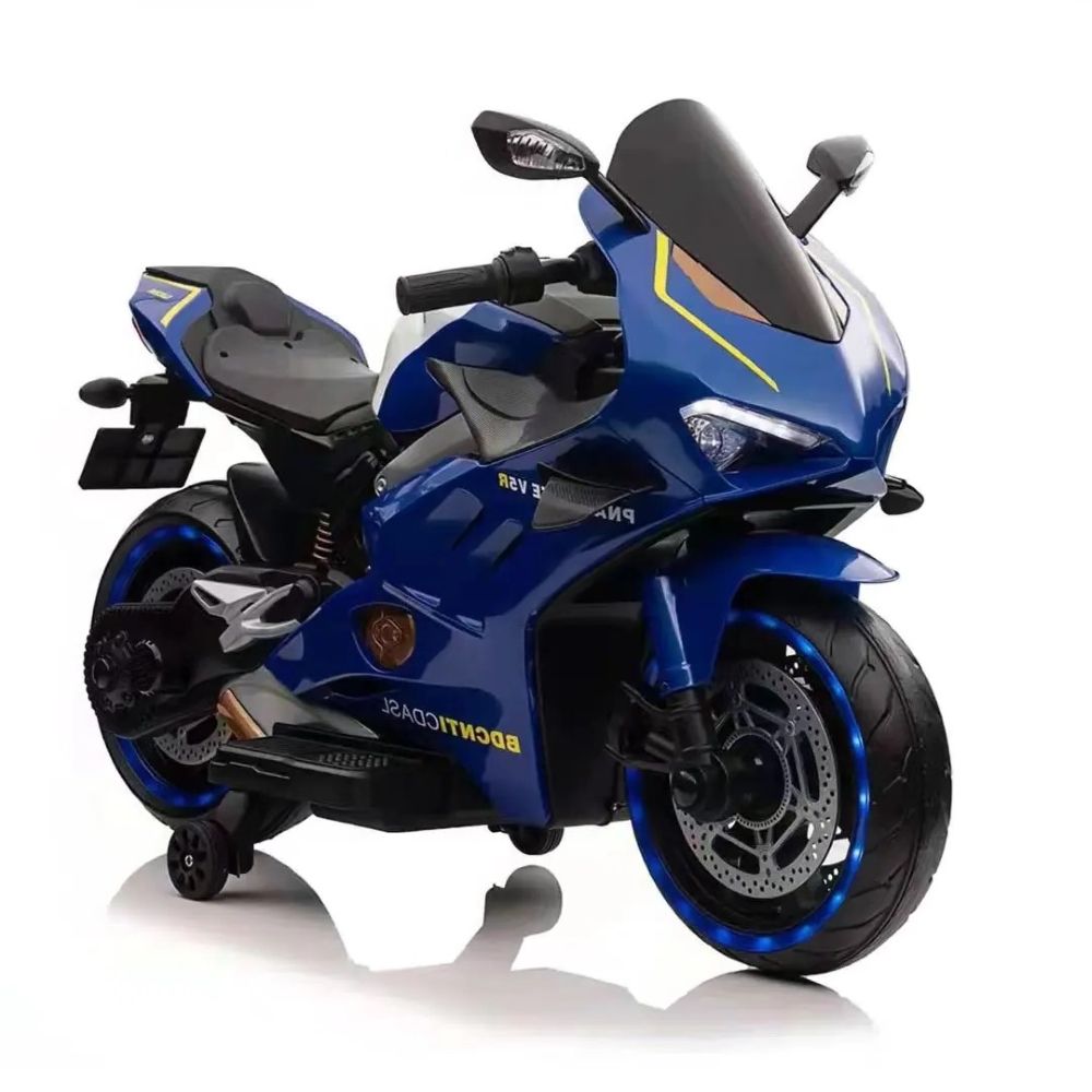 Factual Toys - Kids' Electric Ride-On Superbike With Music 12V - Blue