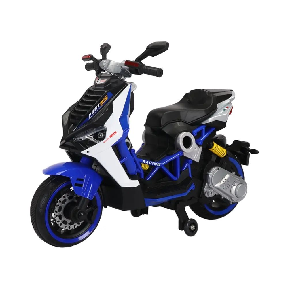 Factual Toys - Kids' Power Ride-On Scooter 12V - Blue