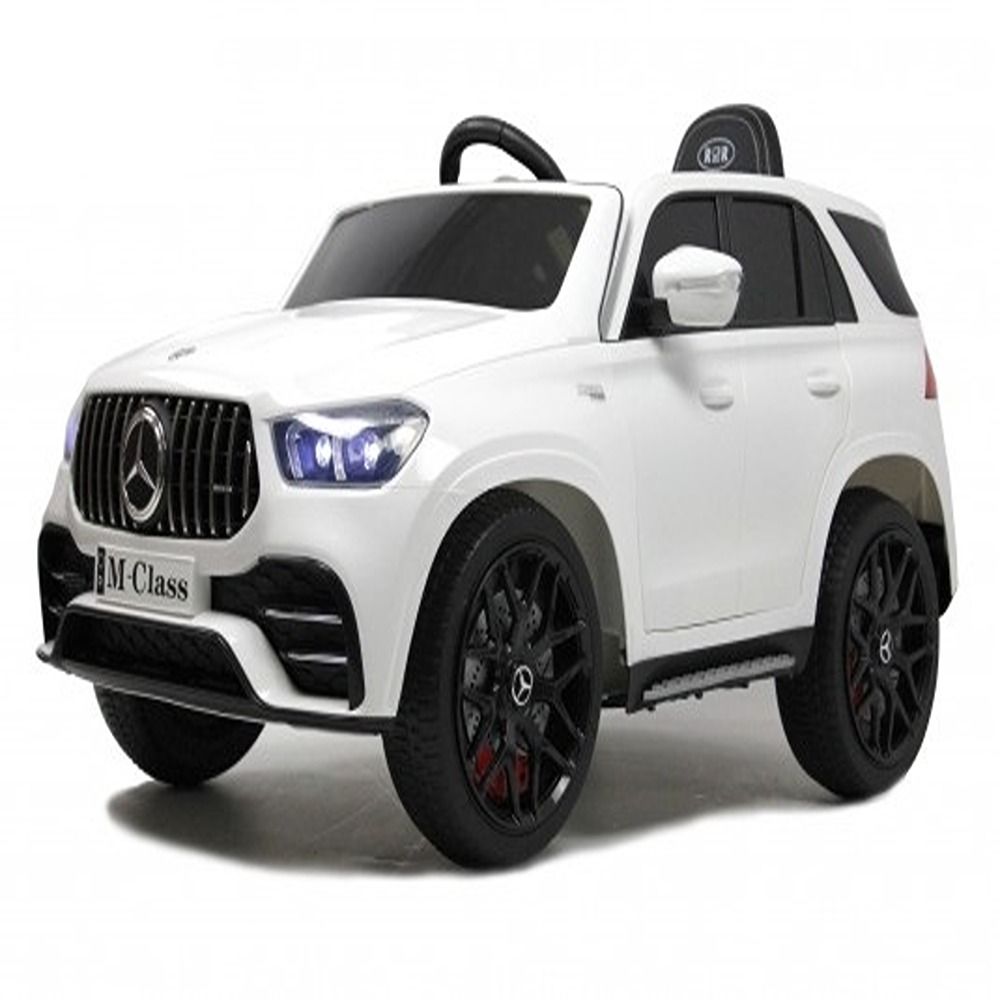 Factual Toys - Mercedes Benz M-Class Electric Kids Ride-On Car 12V - White