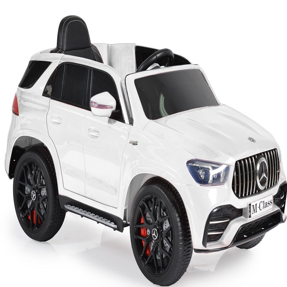 Factual Toys - Mercedes Benz M-Class Electric Kids Ride-On Car 12V - White