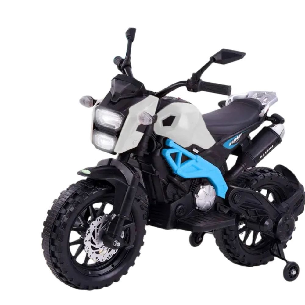 Factual Toys - Kids Electric KTM Style Ride-On Bike - 12V - Blue