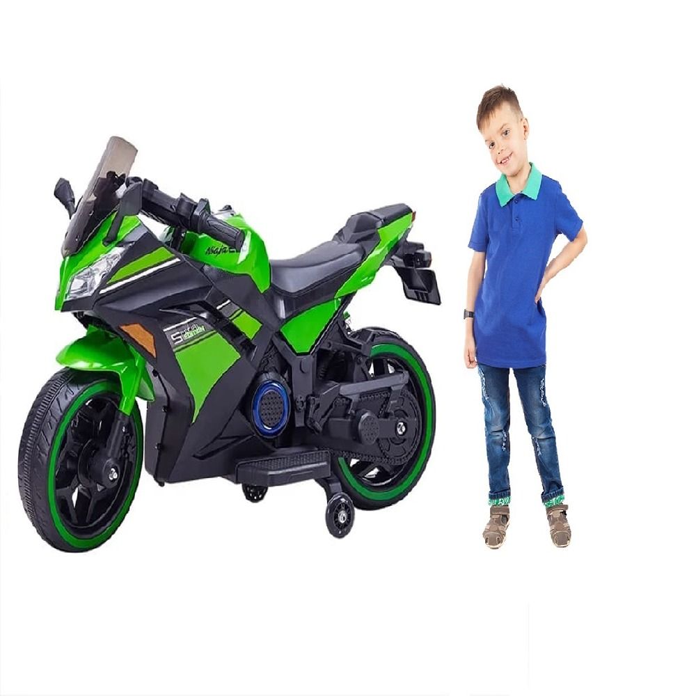 Factual Toys - Rocket Serius Electric Motorbike - 12V - Green