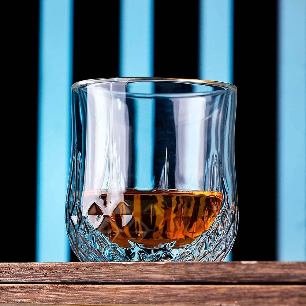 1Chase - Double Wall Stemless Drinking Glass - 250 ml - 2pcs