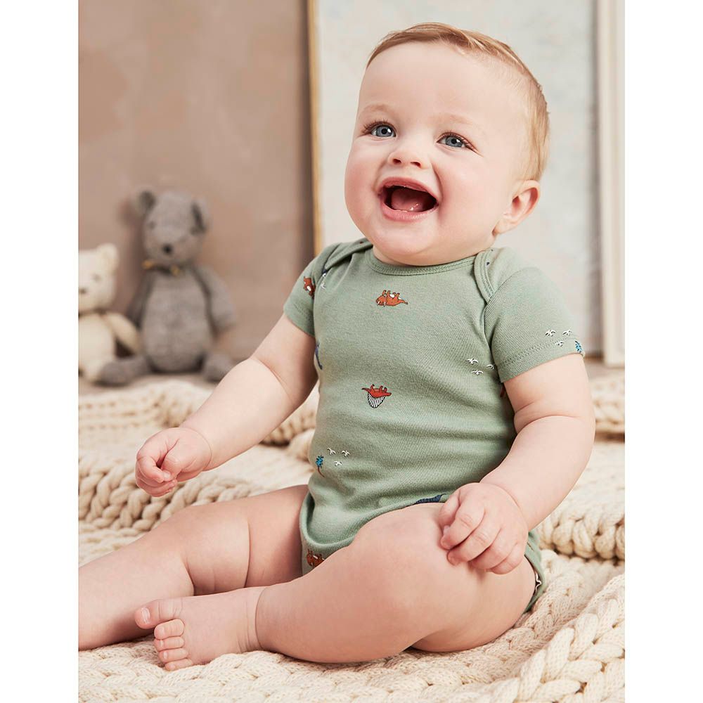 Carters - 5pc-Set - Striped Short-Sleeve Bodysuits