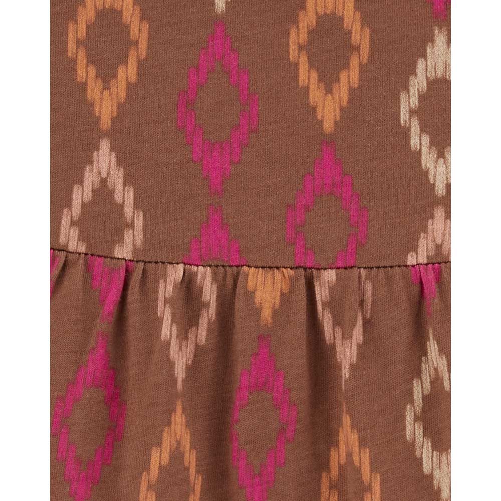 Carters - Geo Print Sleeveless Dress - Brown