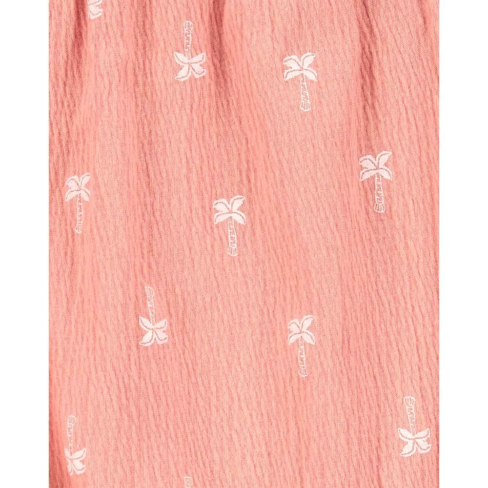 Carters - Palm Tree Flutter Romper - Pink