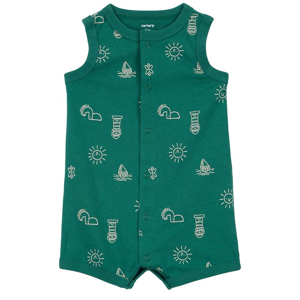 Carters - Snap-Up Romper - Green