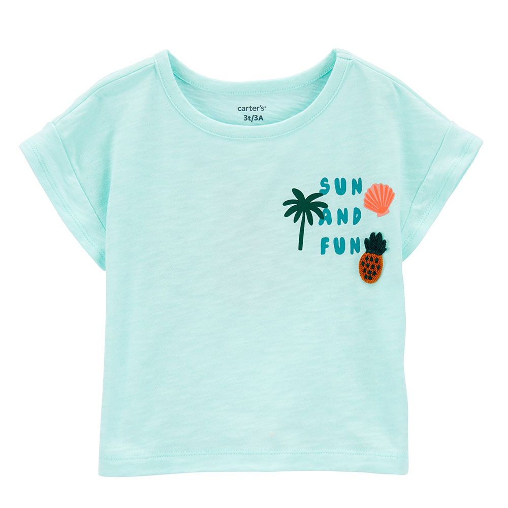 Carters - Sun And Fun Tee - Blue