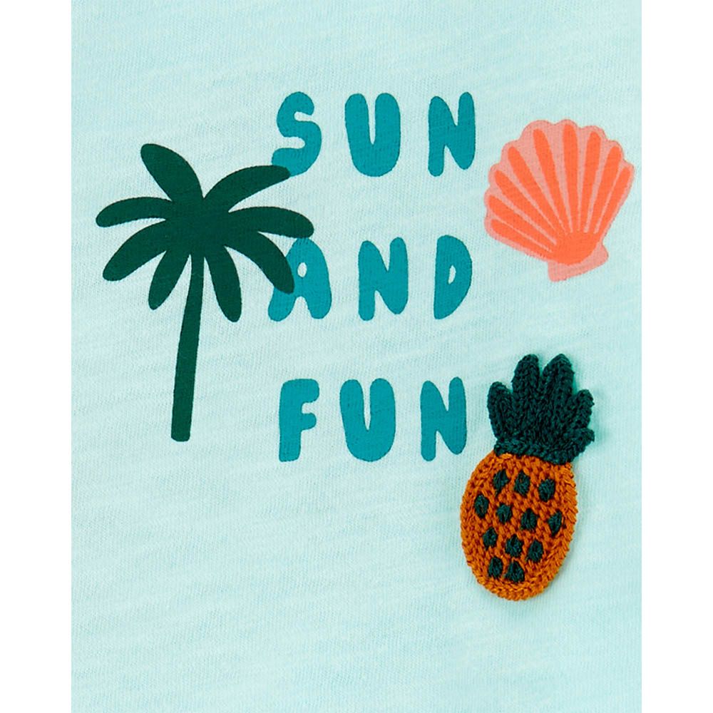 Carters - Sun And Fun Tee - Blue