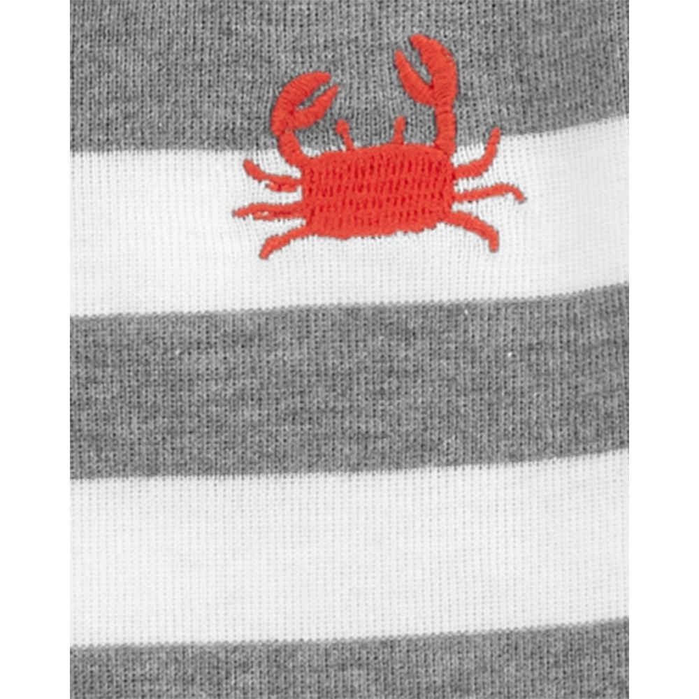 Carters - 3pc-Set - Crab Little Character Set - Grey/Red