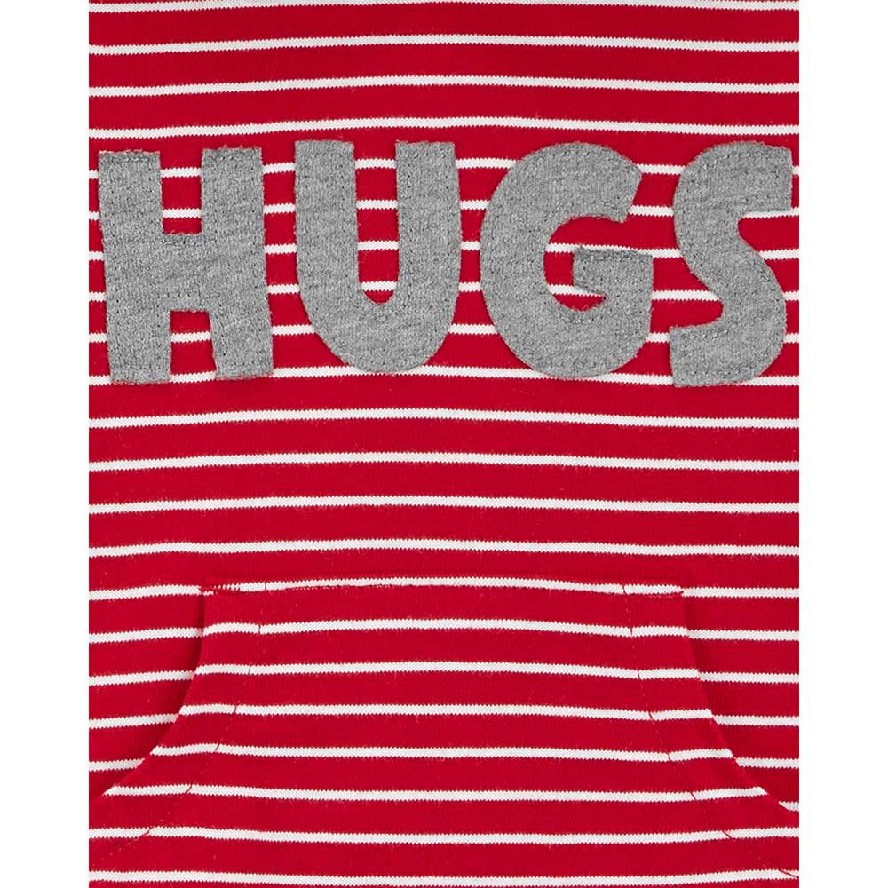 Carters - 2pc-Set - Hugs Hooded Tee And Jogger Set - Red/Heather