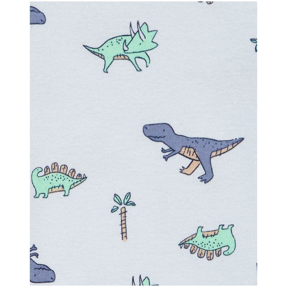 Carters - 5pc-Set - Dinosaur Short-Sleeve Bodysuits