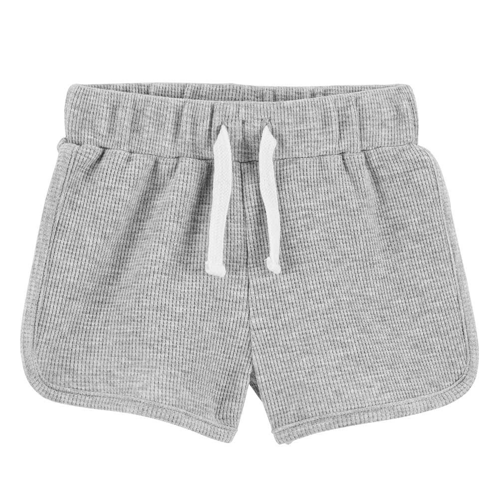 Carters - Unisex Pull-On Thermal Shorts - Heather