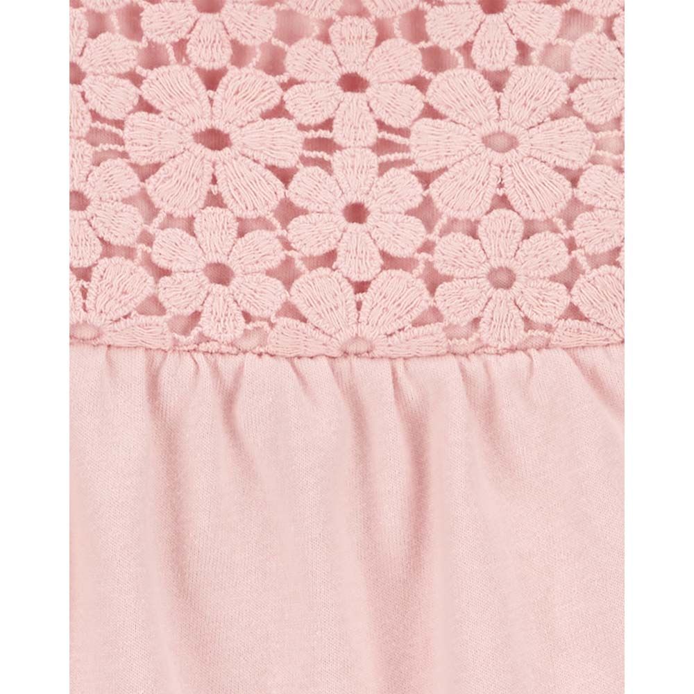 Carters - Baby Girls Crochet Sleeveless Top - Pink