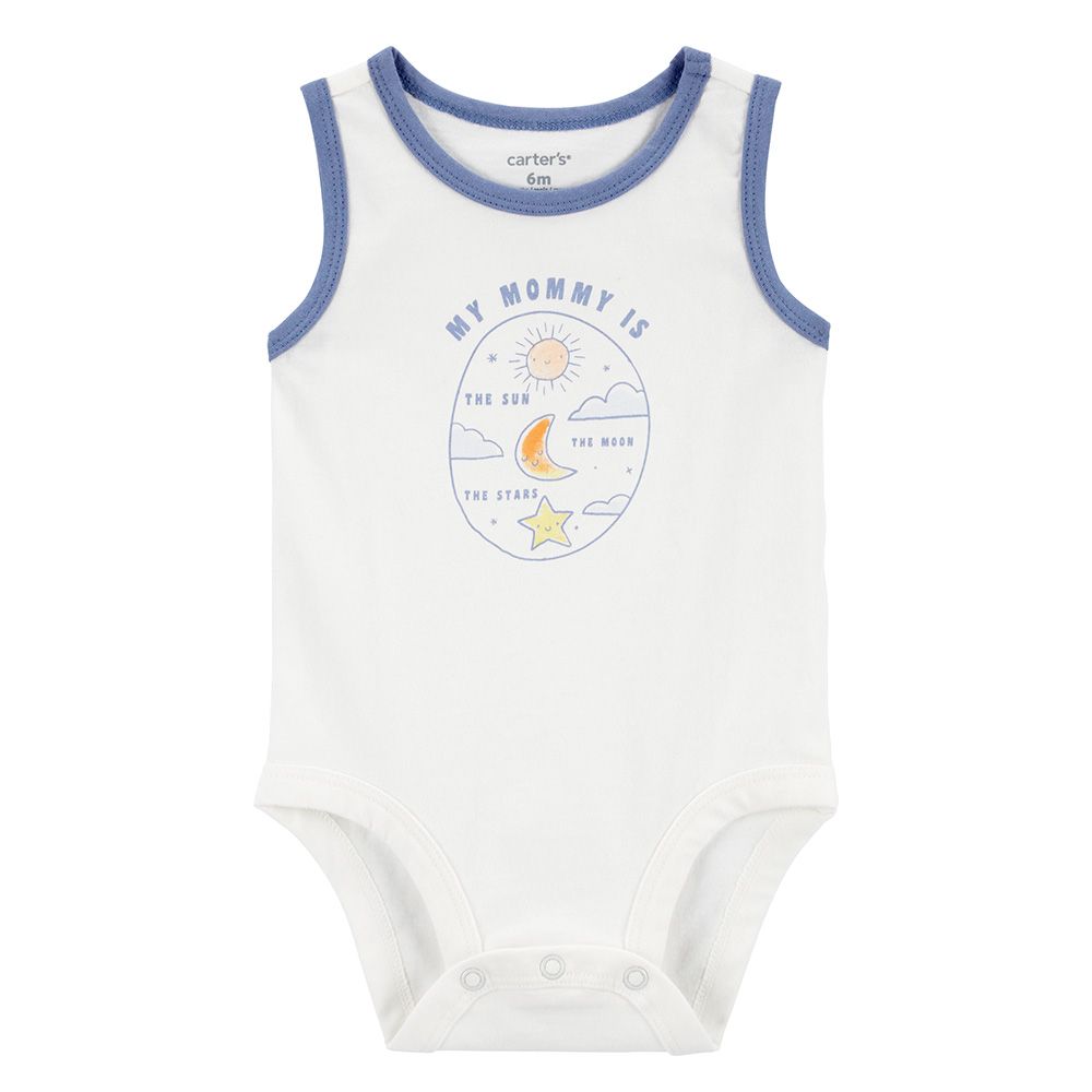 Carters - My Mommy Is Sleeveless Bodysuit - Ivory