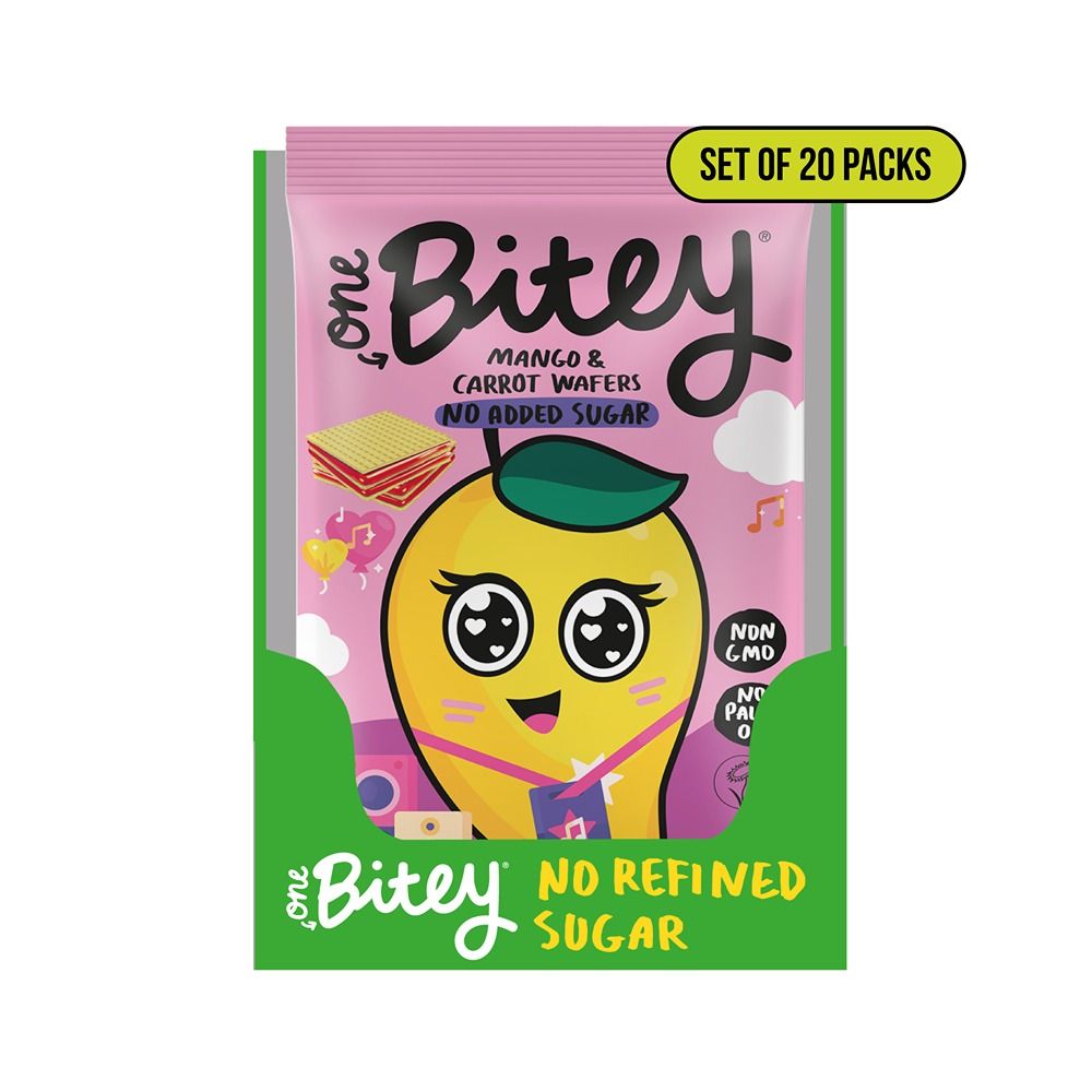 One Bitey - Sugar Free Wafers - Mango - 35g - Pack of 20