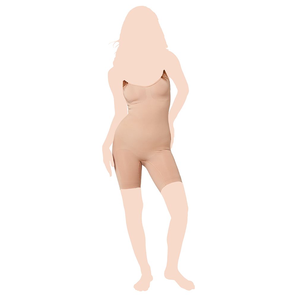 Blooming - Full Body Shapewear - Nude