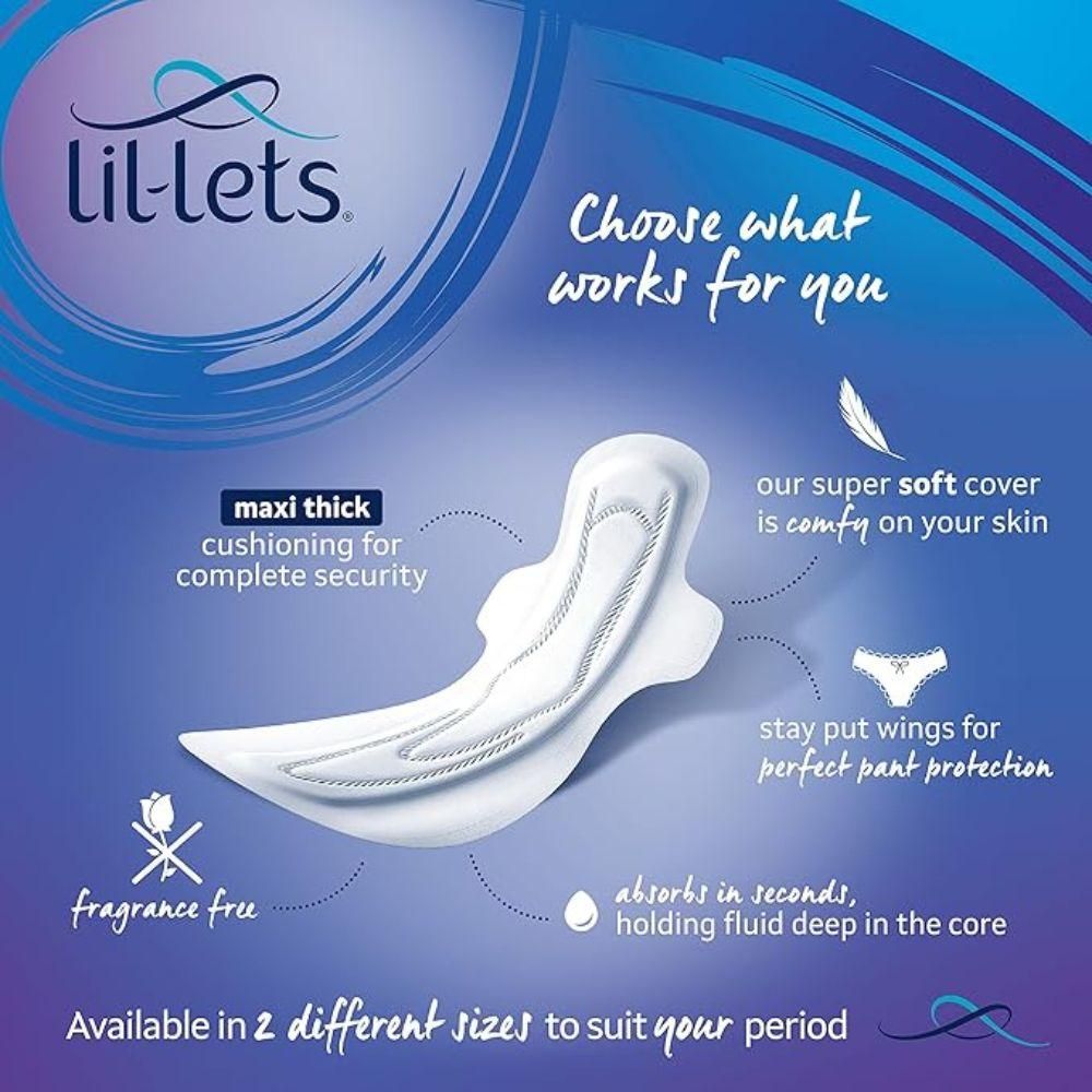 Lil-Lets - Maxi Night Thick Pads With Wings 24pcs