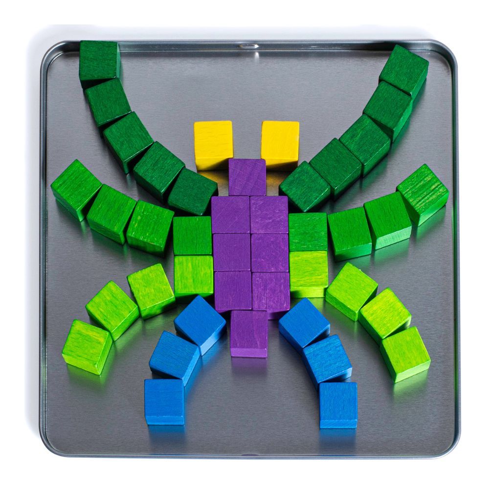 Erzi - Pixelino Magnetic Cube Toy - 100pcs