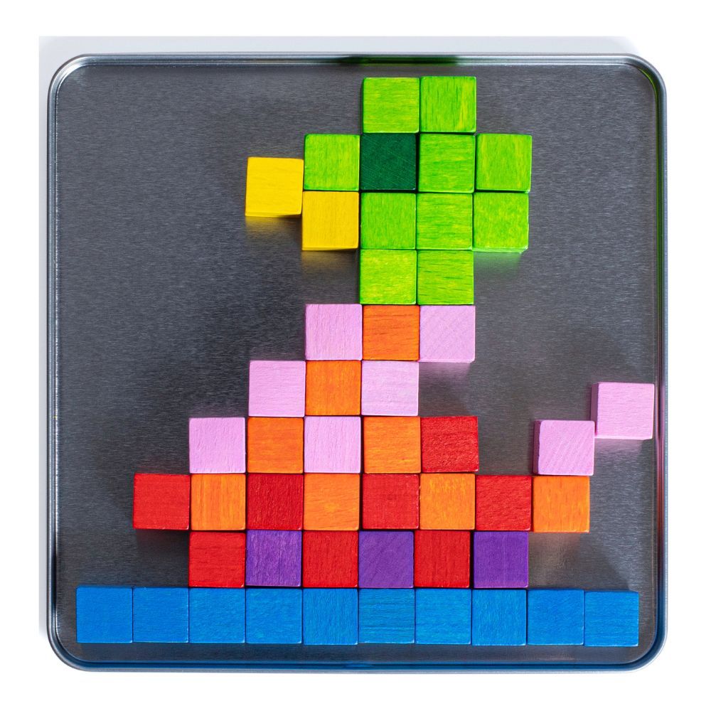 Erzi - Pixelino Magnetic Cube Toy - 100pcs