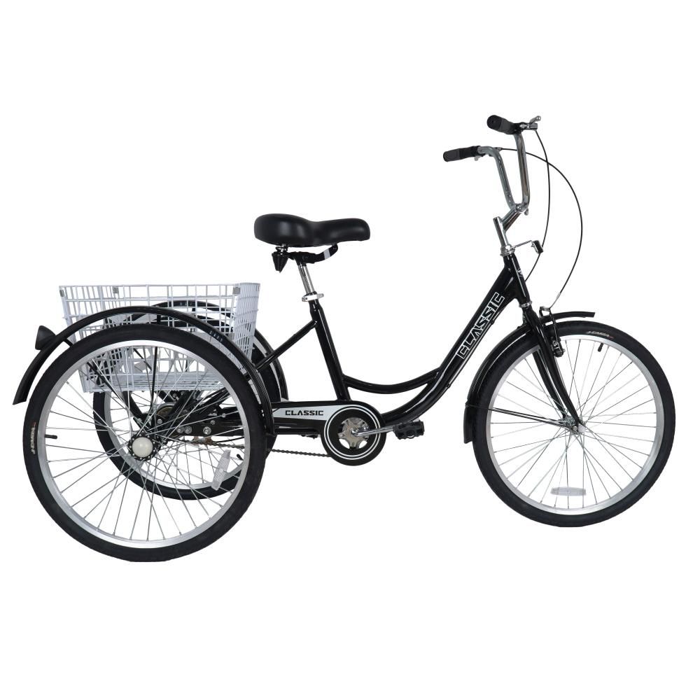 Vaux - Classic Adult Tricycle 24-inch - Black