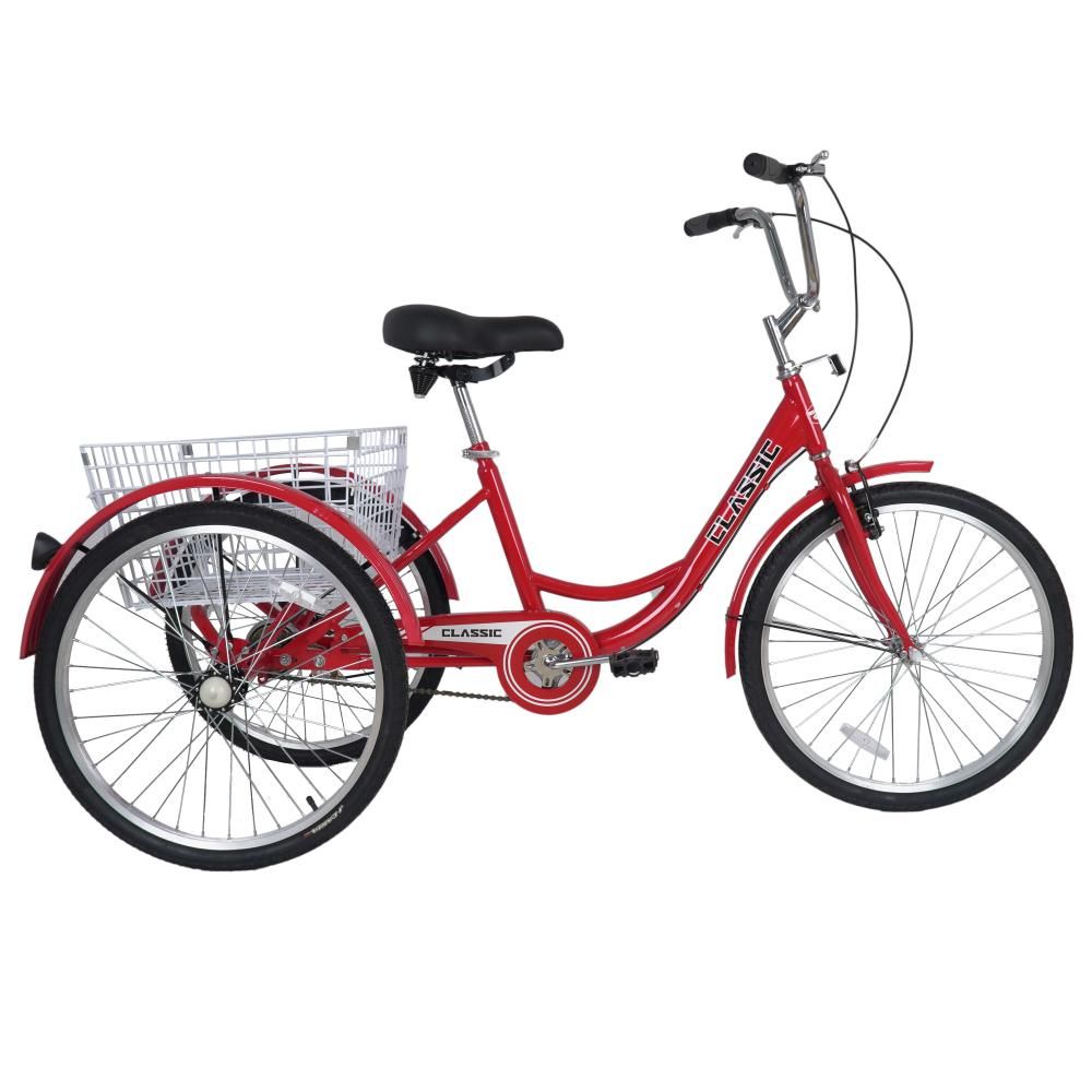 Vaux - Classic Adult Tricycle 24-inch - Red