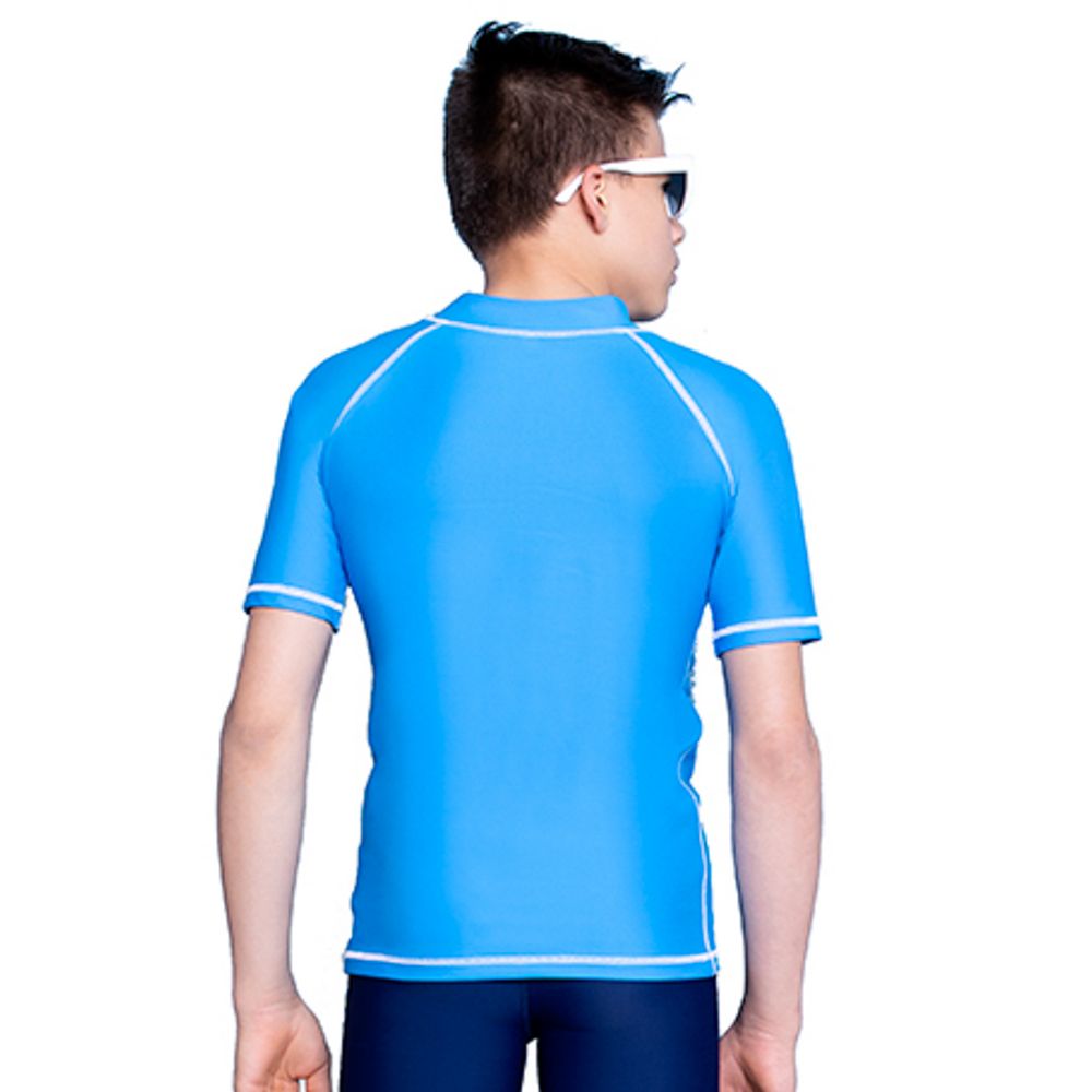 COEGA Sunwear - Y Boys Rash Guard - Blue Basic