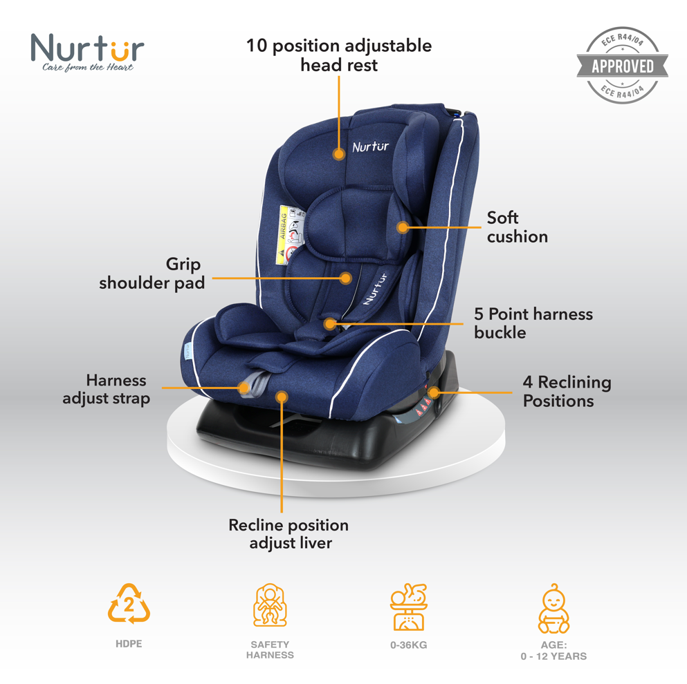 Nurtur - 4-In-1 Otto Car Seat - Blue