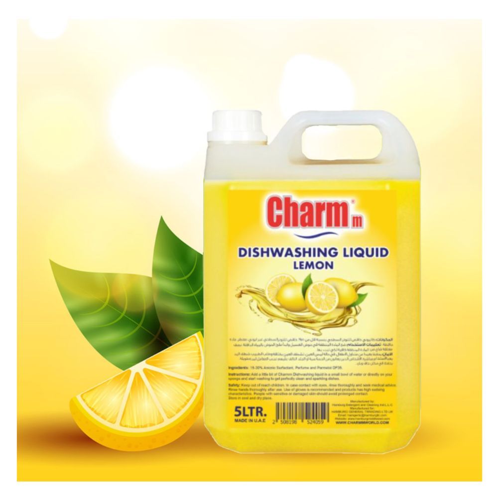 Charmm - Dish Washing Liquid Lemon 5L