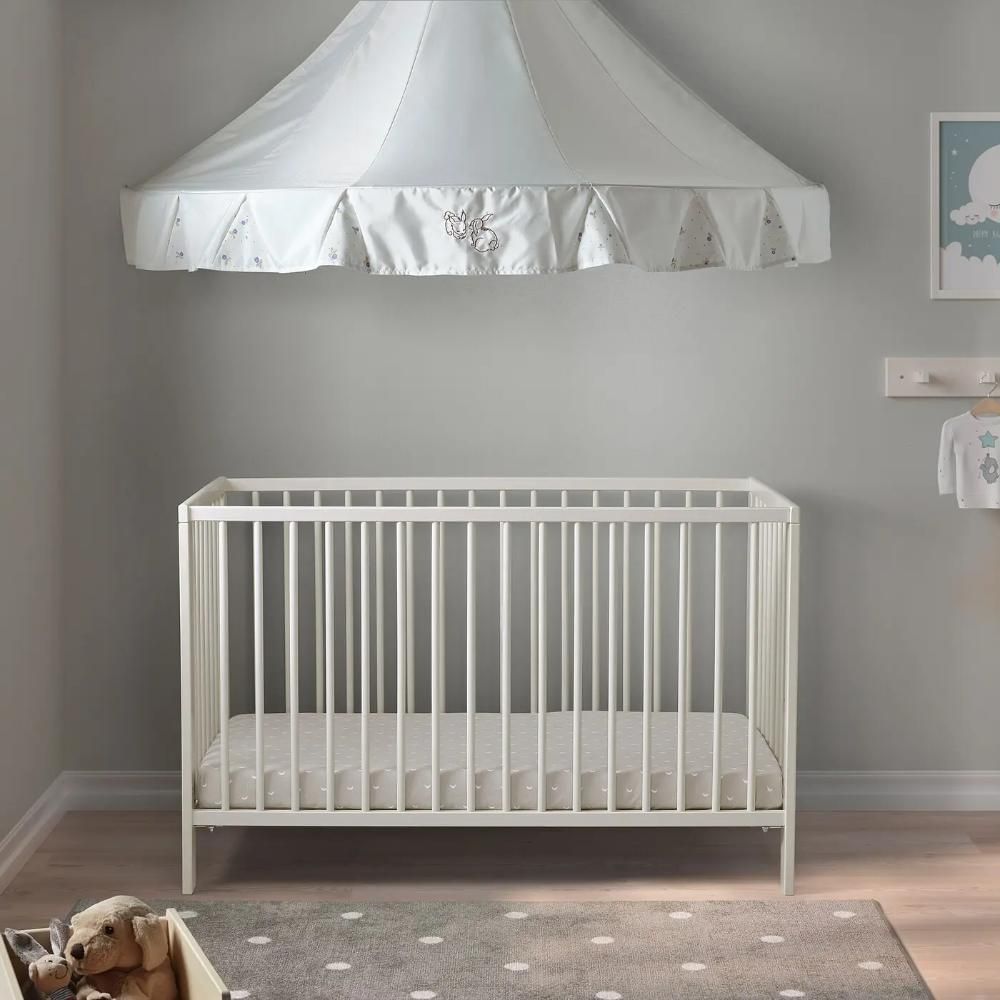 Bumble & Bird - 3-In-1 Classic Wooden Cot Bed - White