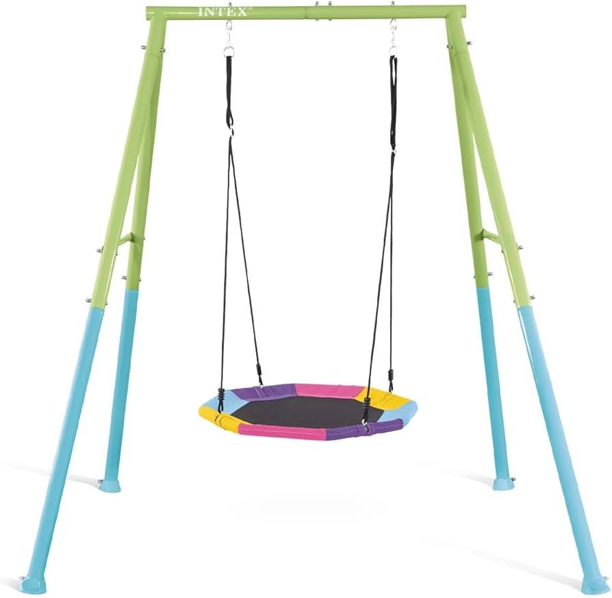 Intex - Saucer Swing Set - Green/Blue