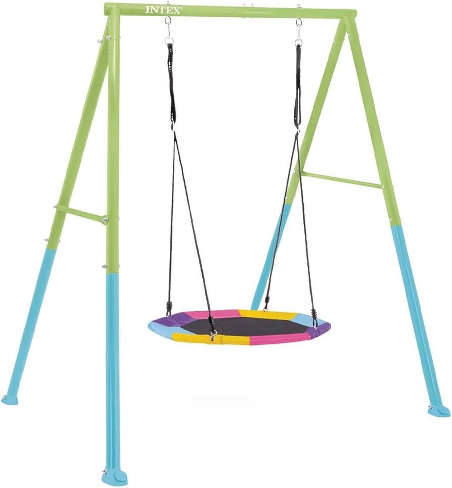 Intex - Saucer Swing Set - Green/Blue