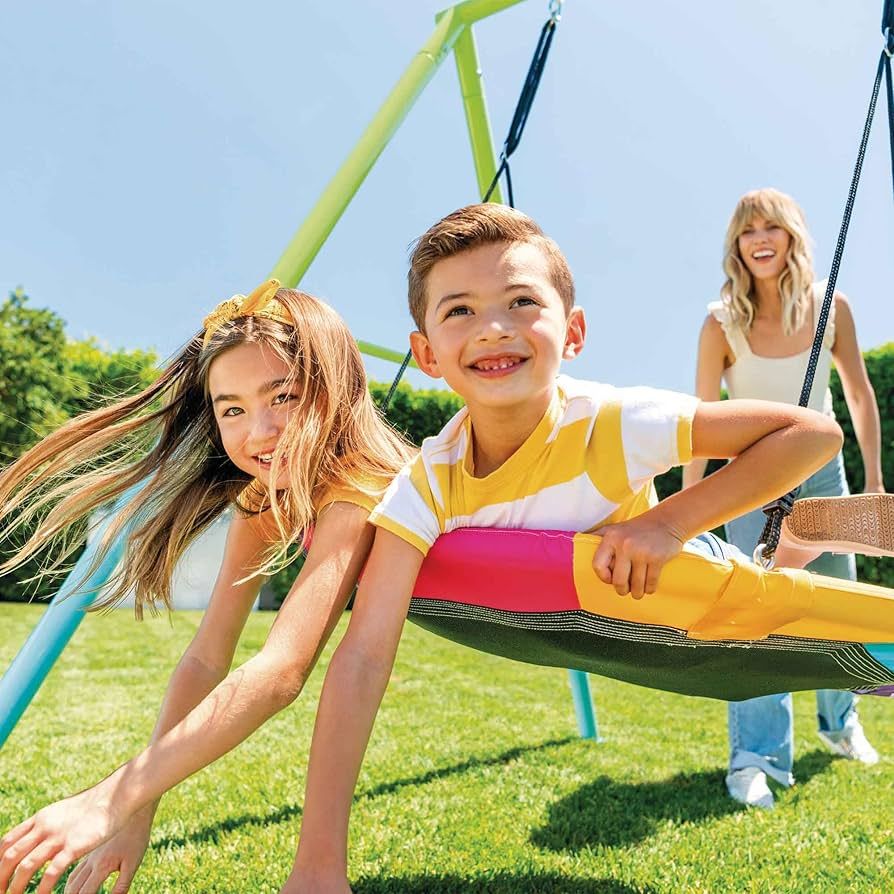 Intex - Saucer Swing Set - Green/Blue