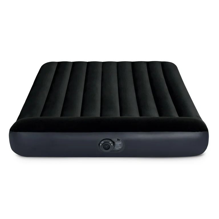 Intex - Dura-Beam Pillow Rest Airbed - Black - Queen