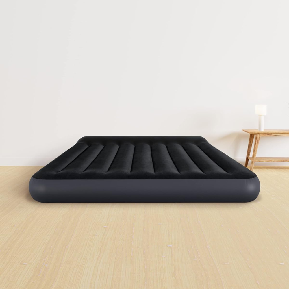 Intex - Dura-Beam Pillow Rest Airbed - Black - King