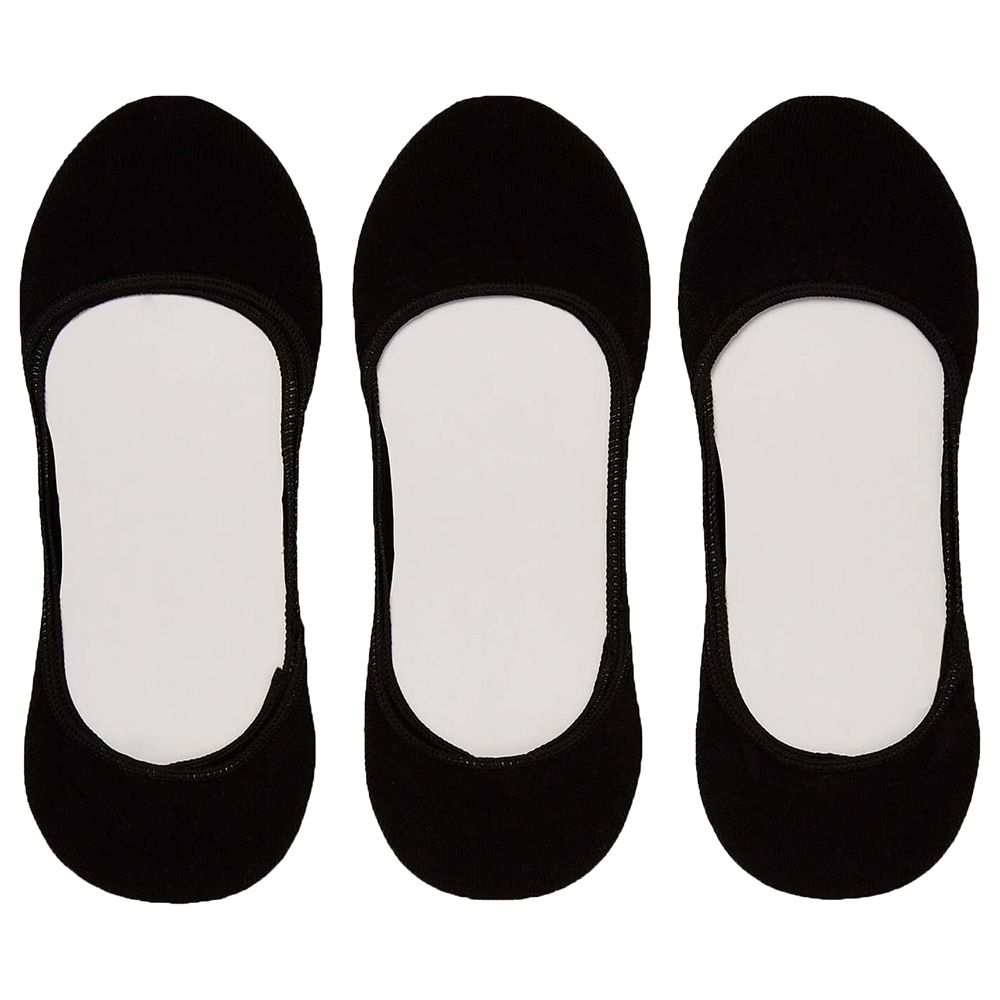 Blooming - Invisible Socks - Pack of 3 - Black