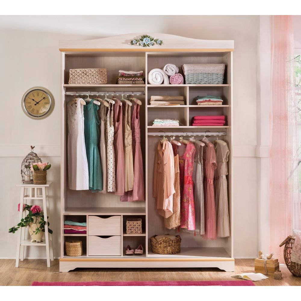 Cilek - Flora Sliding Wardrobe - Beige