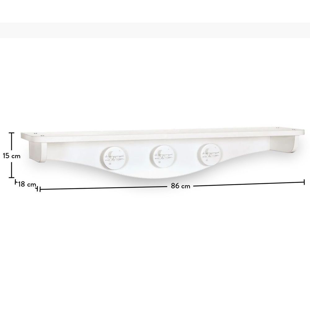 Cilek - Baby Cotton Hanger Shelf - White