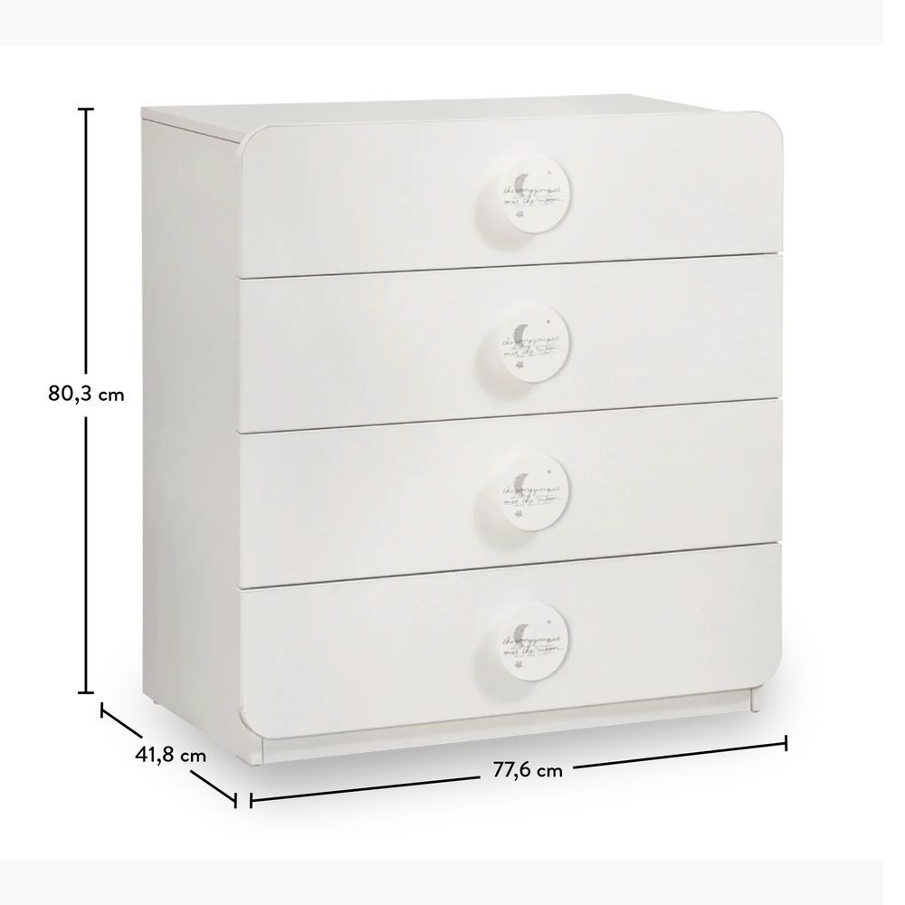 Cilek - Baby Cotton SL Dresser - White