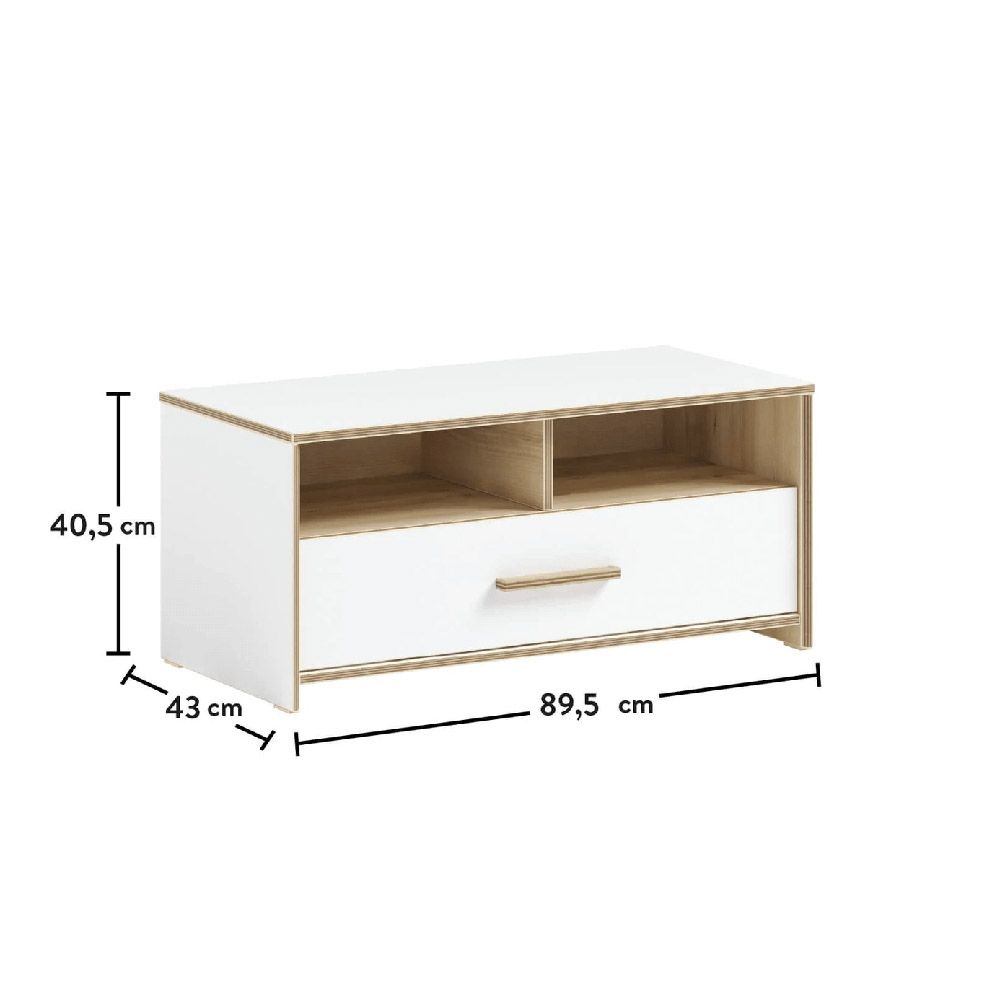 Cilek - Modera Ottoman With Drawer - White