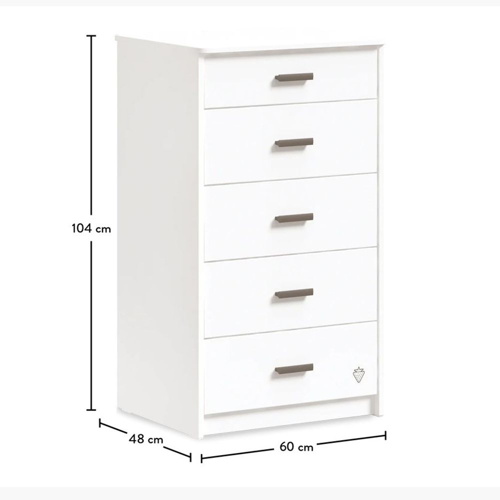 Cilek - White Series Tall Dresser