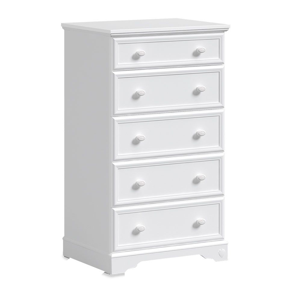 Cilek - Rustic White Series Tall Dresser