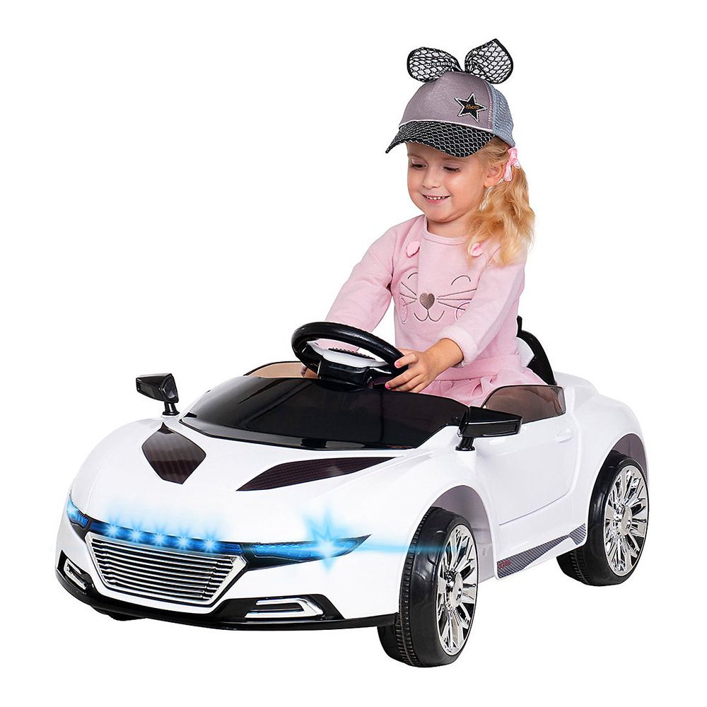 Amsham - Audi Style Baby Ride-On Car - 12V - White